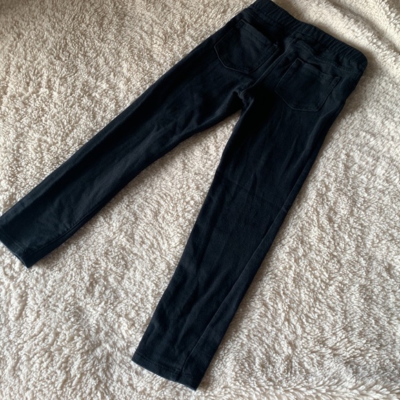 Girls black jeggings - Picture 3 of 4